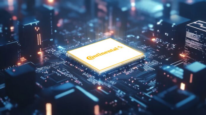 Cpu is receiving and processing data on blue circuit board